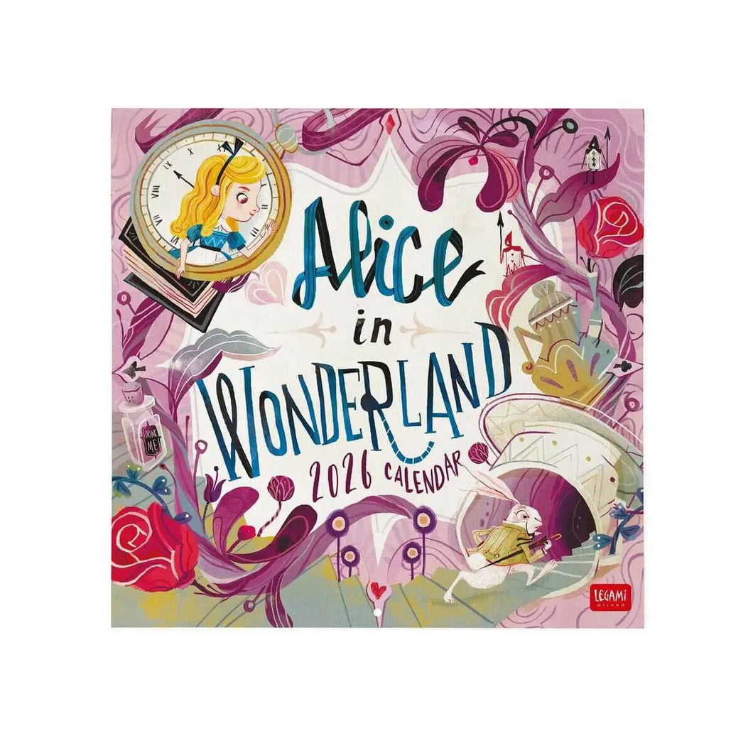 CALENDARIO 2026 DE PARED ALICE IN WONDERLAND