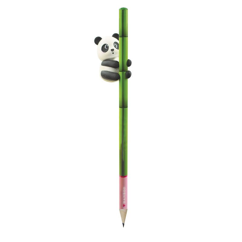 LAPIZ I LOVE BAMBOO PENCIL WITH ERASER PANDA (PAN0001)