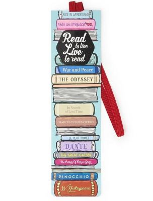 SEPARADOR DE LIBROS BOOKMARK READ TO LIVE LIVE TO READ (SE0166)