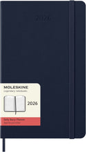 Cargar imagen en el visor de la galería, AGENDA 2026 12M DAILY LARGE SAPHIRE BLUE HARD COVER
