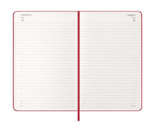 Cargar imagen en el visor de la galería, AGENDA 2026 12M DAILY LARGE SCARLET RED HARD COVER
