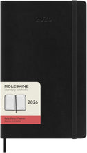 Cargar imagen en el visor de la galería, AGENDA 2026  12M DAILY LARGE BLACK SOFT COVER
