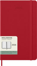 Cargar imagen en el visor de la galería, AGENDA 2026  12M WEEKLY LARGE SCARLET RED HARD COVER
