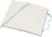 Cargar imagen en el visor de la galería, RULED NOTEBOOK LARGE HARD COVER REEF BLUE (QP060B35)
