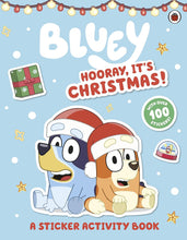 Cargar imagen en el visor de la galería, BLUEY HOORAY IT&#39;S CHRISTMAS STICKER ACTIVITY
