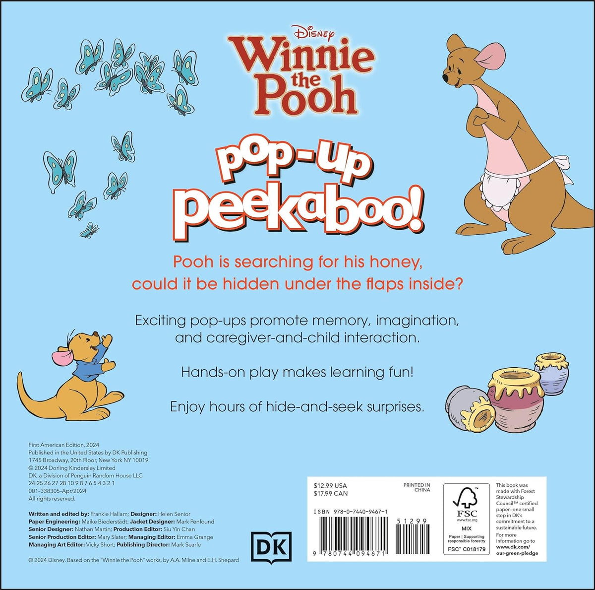 POP UP PEEKABOO DISNEY WINNIE THE POOH (BB) – Internacional Libros ...