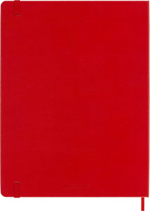 PLAIN NOTEBOOK XLARGE HARD COVER RED (QP092F2)