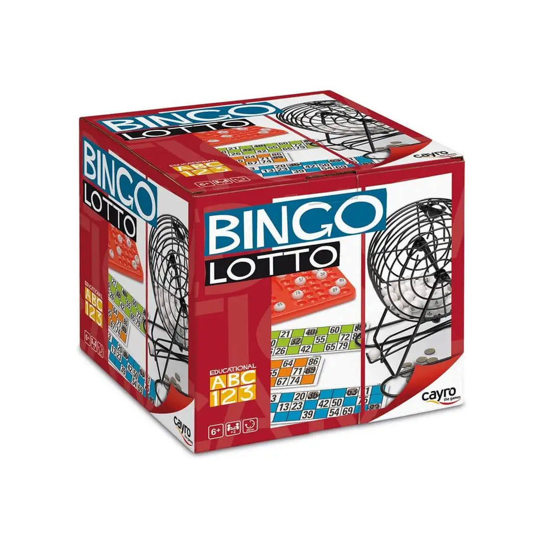 BINGO LOTTO CON BOMBO METALICO (300)