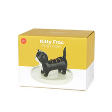 Cargar imagen en el visor de la galería, PORTA ANILLOS KITTY FRAC BLANCO Y NEGRO (28219)
