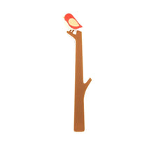 Cargar imagen en el visor de la galería, SEPARADOR DE LIBRO BIRDIE ROJO (28248)
