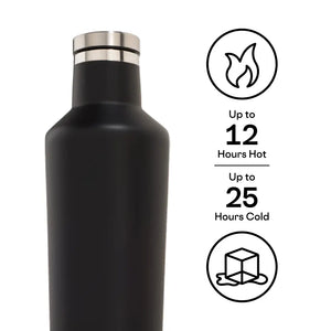 BOTELLA CANTEEN MATTE BLACK 740 ML 25 OZ (2025MB)