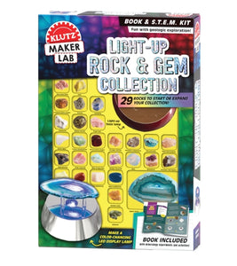 STEAM LAB LIGHT UP ROCKS & GEMS COLLECTION