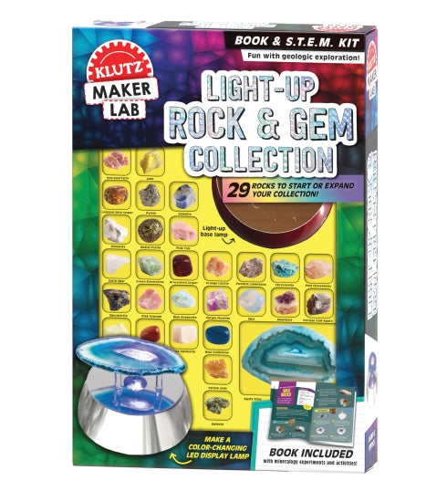 STEAM LAB LIGHT UP ROCKS & GEMS COLLECTION