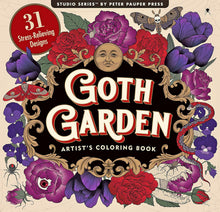 Cargar imagen en el visor de la galería, LIBRO PARA COLOREAR GOTH GARDEN (346087)
