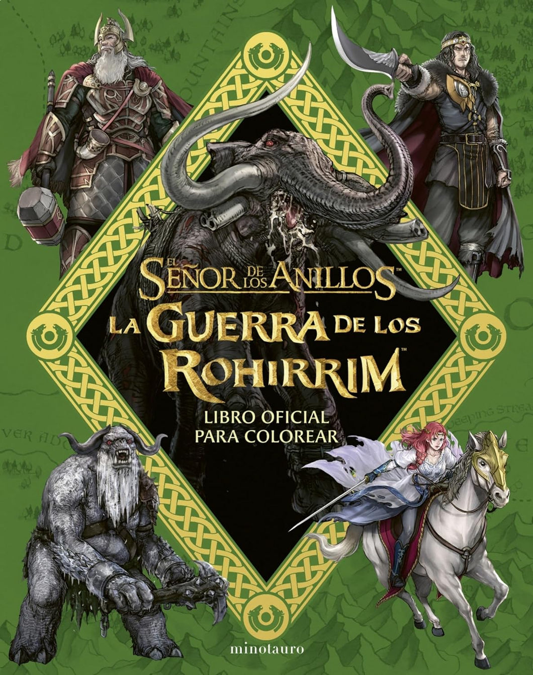 GUERRA DE LOS ROHIRRIM LIBRO OFICIAL PARA COLOREAR