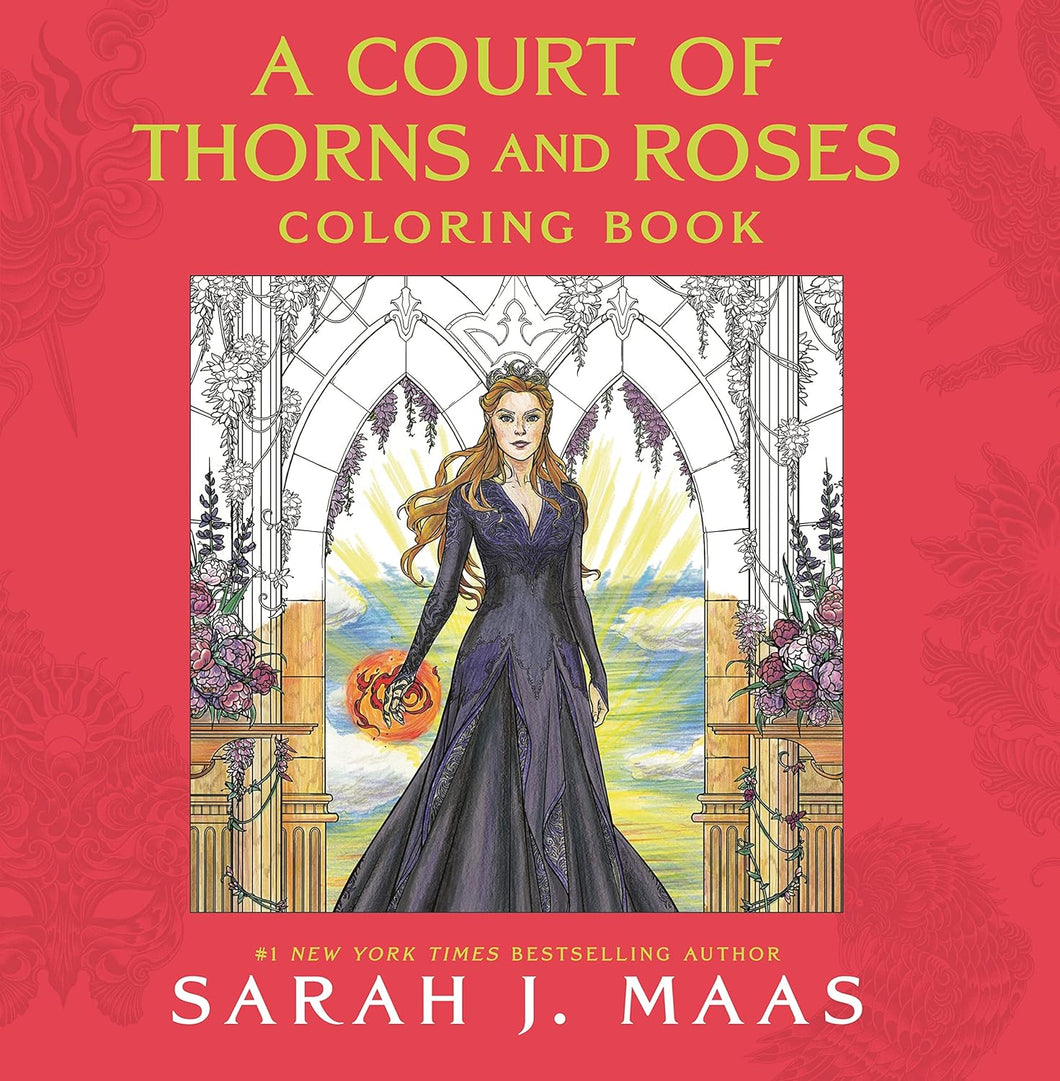 COURT OF THORNS AND ROSES COLORING BOOK