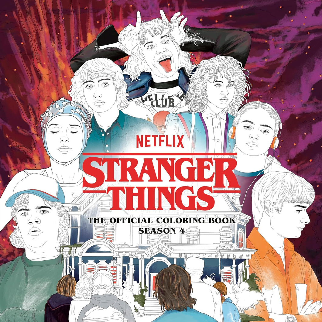STRANGER THINGS THE OFFICIAL COLORING BOOK SEASON 4