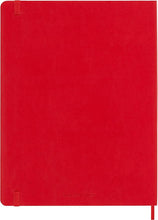 Cargar imagen en el visor de la galería, PLAIN NOTEBOOK XLARGE SOFT COVER RED
