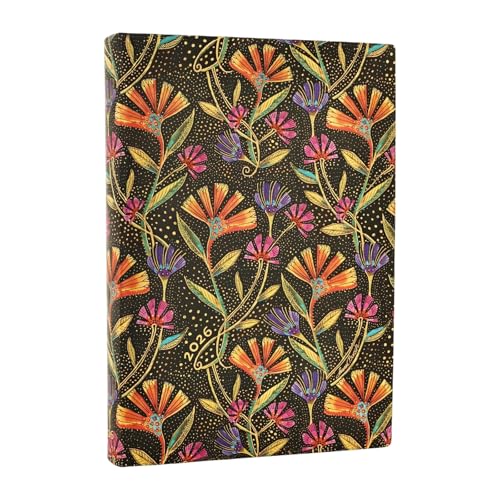 AGENDA 2026  WILD FLOWERS FLEXI MIDI DIARIO