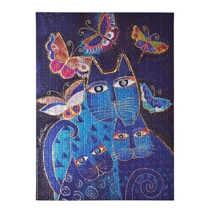 BLUE CATS & BUTTERFLIES PUZZLE 500 (9947-5)