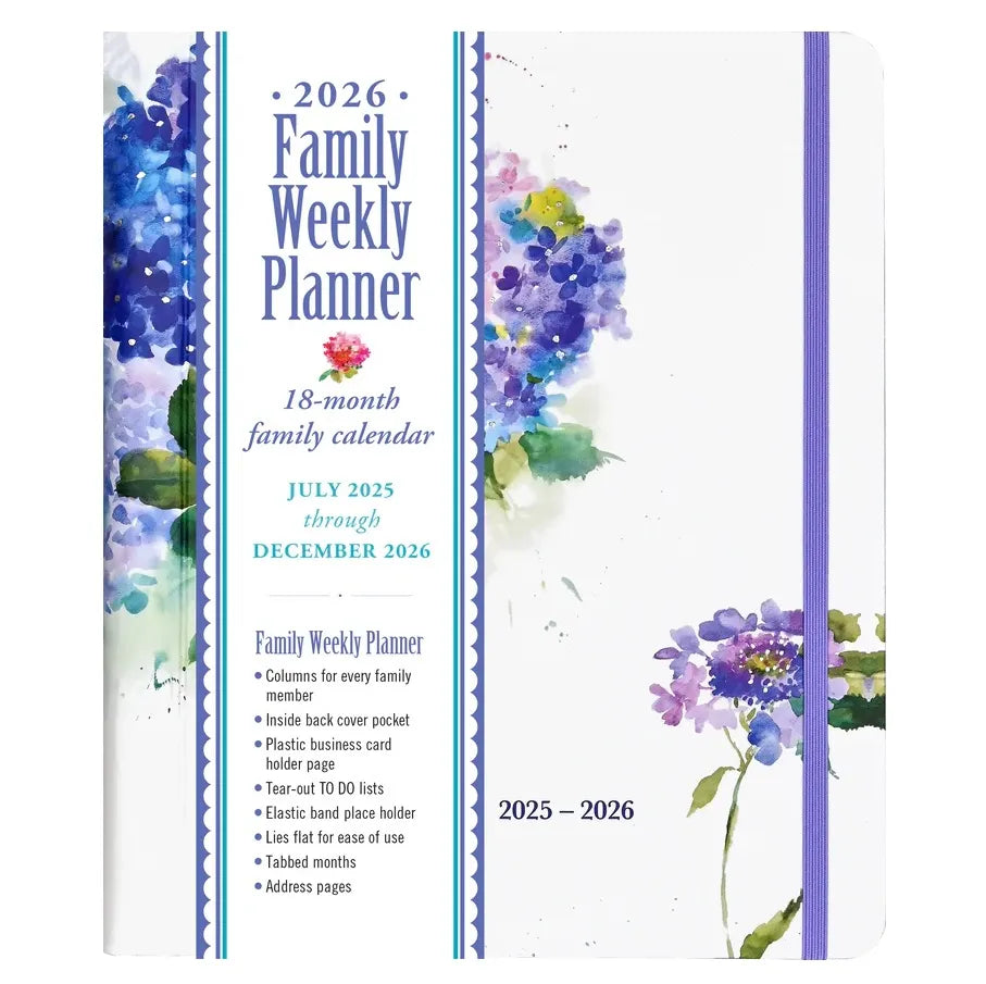 PLANIFICADOR SEMANAL HYDRANGEAS 2026