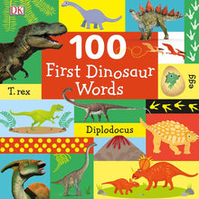 Cargar imagen en el visor de la galería, 100 FIRST DINOSAUR WORDS (BB)
