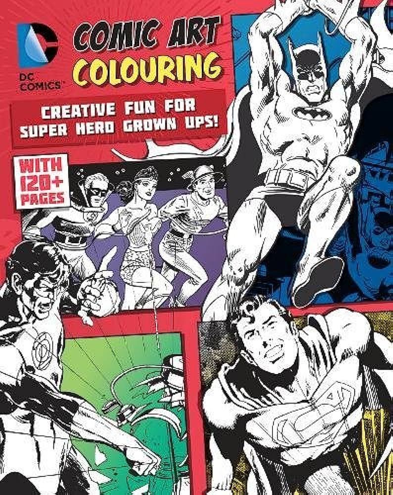 DC COMICS PARA COLOREAR (MASCULINO)