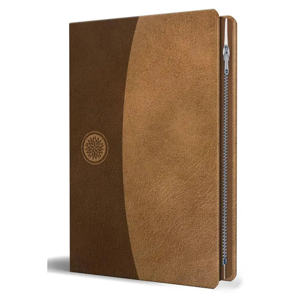 BIBLIA REINA VALERA 1960 PIEL CANELA CON ZIPPER