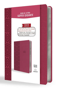 BIBLIA REINA VALERA 1909 LETRA GRANDE FUCSIA