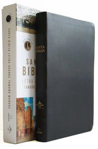 BIBLIA RVR60 PIEL PREMIER NEGRA CON INDICE