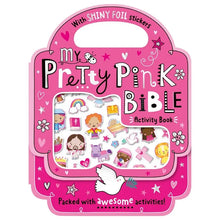 Cargar imagen en el visor de la galería, SHINY STICKERS MY PRETTY PINK BIBLE ACTIVITY BOOK
