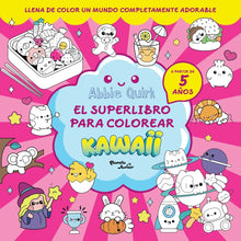 Cargar imagen en el visor de la galería, SUPERLIBRO PARA COLOREAR KAWAII
