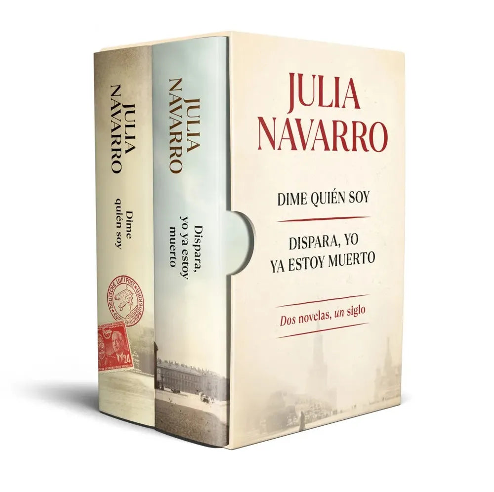 ESTUCHE JULIA NAVARRO (DIME QUIEN SOY) (DISPARA YO YA ESTOY MUERTO)