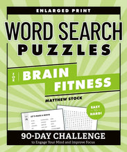 Cargar imagen en el visor de la galería, WORD SEARCH PUZZLES FOR BRAIN FITNESS

