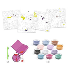 Cargar imagen en el visor de la galería, CAJA DE MANUALIDADES COLOREAR CON ARENAS DE COLORES VELVETY PAWS (DJ08698)

