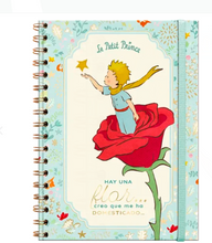 Cargar imagen en el visor de la galería, LIBRETA TD XL CON ESPIRAL PRINCIPITO FLORES (LPP-35-01)
