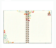 Cargar imagen en el visor de la galería, LIBRETA TD XL CON ESPIRAL PRINCIPITO FLORES (LPP-35-01)
