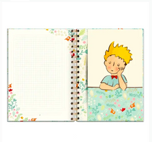 Cargar imagen en el visor de la galería, LIBRETA TD XL CON ESPIRAL PRINCIPITO FLORES (LPP-35-01)
