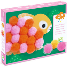 Cargar imagen en el visor de la galería, CAJA DE MANUALIDADES SILUETAS Y POMPONES ANIMALES (DJ00049)
