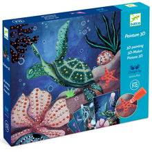 Cargar imagen en el visor de la galería, CAJA DE MANUALIDADES TARJETAS PINTURA 3D MUNDO SUBMARINO (DJ08958)
