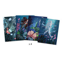 Cargar imagen en el visor de la galería, CAJA DE MANUALIDADES TARJETAS PINTURA 3D MUNDO SUBMARINO (DJ08958)
