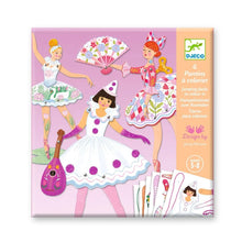 Cargar imagen en el visor de la galería, SET 6 TITERES PARA COLOREAR TUTUS (DJ09649)
