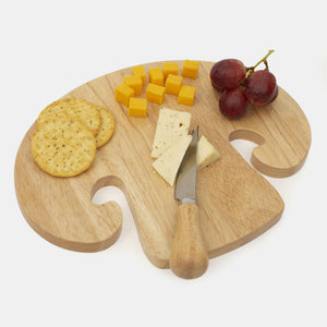 MUSHROOM CUTTING BOARD & KNIFE