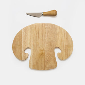 MUSHROOM CUTTING BOARD & KNIFE