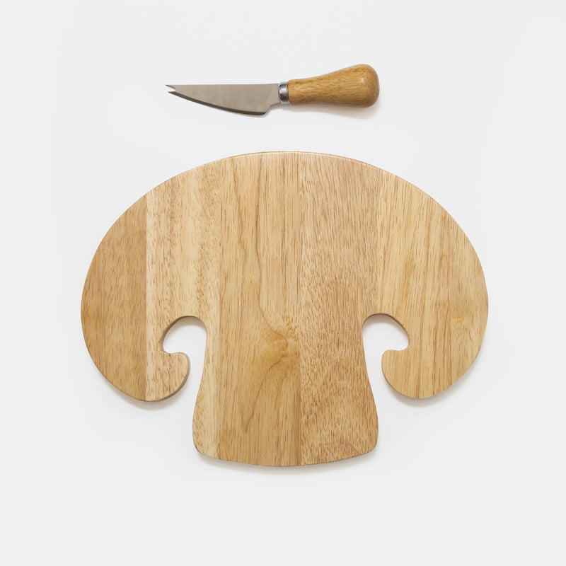 MUSHROOM CUTTING BOARD & KNIFE
