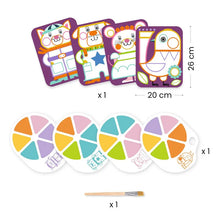 Cargar imagen en el visor de la galería, SET 4 TARJETAS PARA COLOREAR CUBBY CHEEKS (DJ09133)
