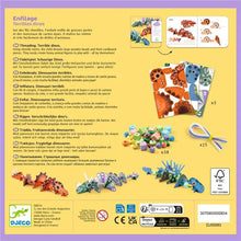 Cargar imagen en el visor de la galería, CAJA DE MANUALIDADES ENHEBRADO DINOSAURIOS (DJ00083)
