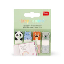Cargar imagen en el visor de la galería, MARCAPAGINAS ADHESIVOS KEEP IN MIND CUTE ANIMALS (SKN0003)
