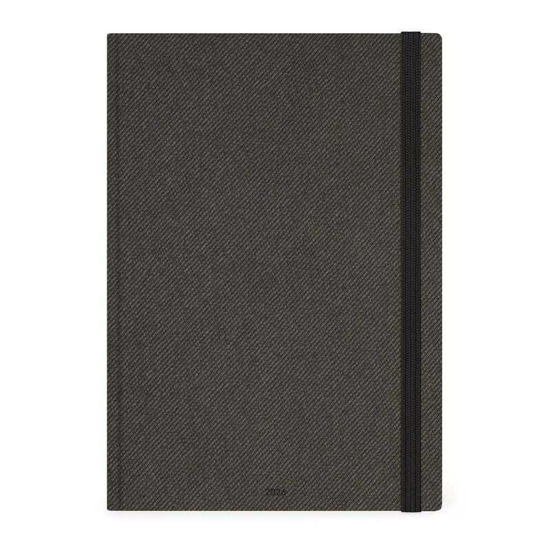 AGENDA 2026  DIARIA 12M MAXI DEEP GRAPHITE