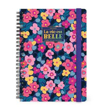 Cargar imagen en el visor de la galería, AGENDA SEMANAL 12M GRANDE CON ESPIRAL FLOWERS 2027 (AG2712157)
